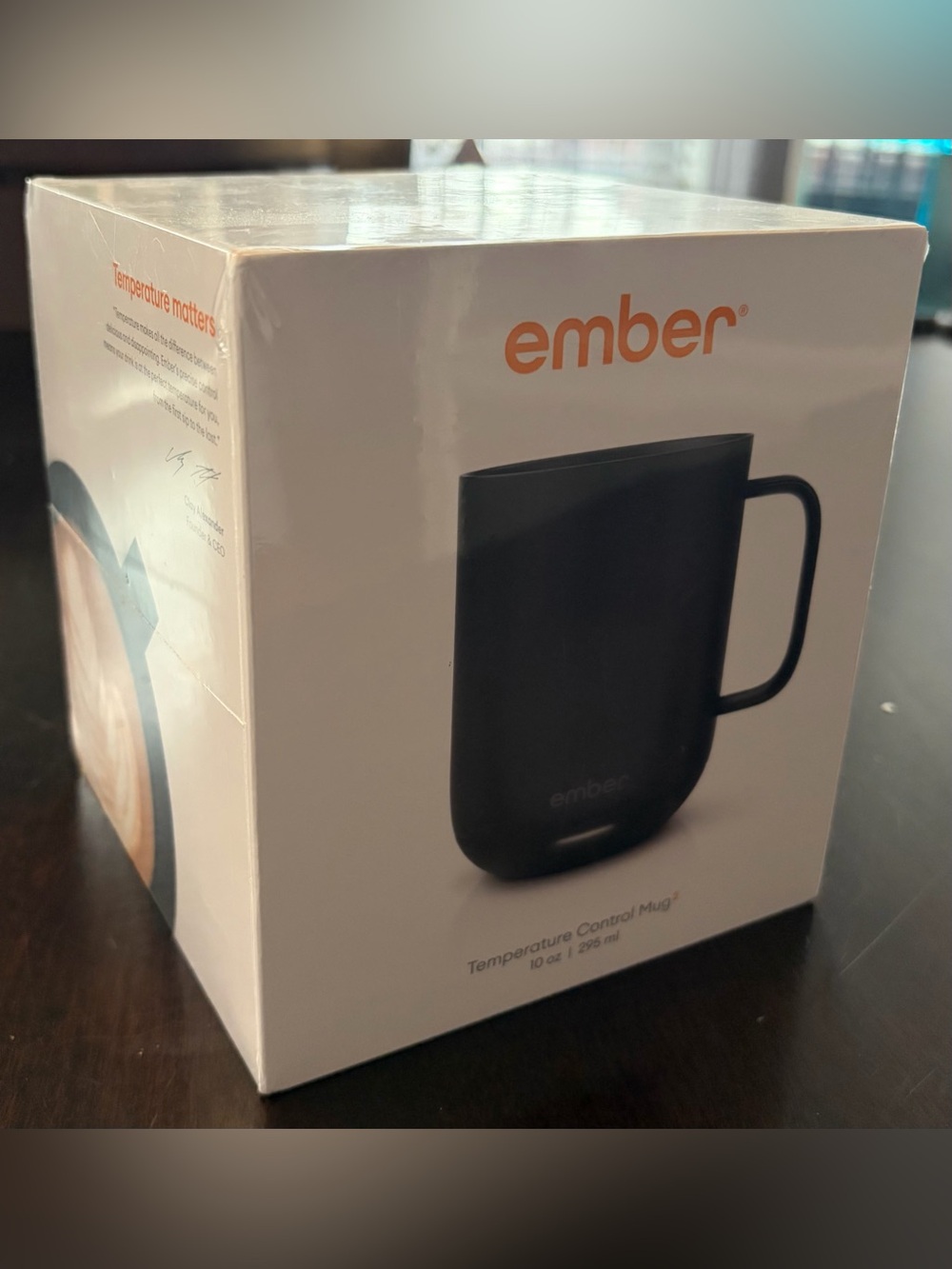 Temperature Control Smart Mug – Black